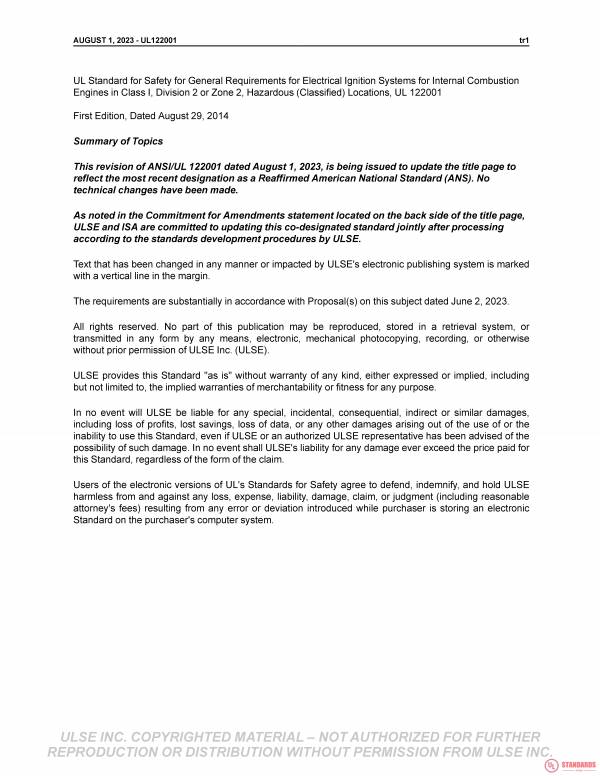 UL 122001 PDF UL 122001 PDF